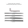 Pneumatic Reciprocating File 5mm Stroke 4000rpm Alloy Steel Air Body