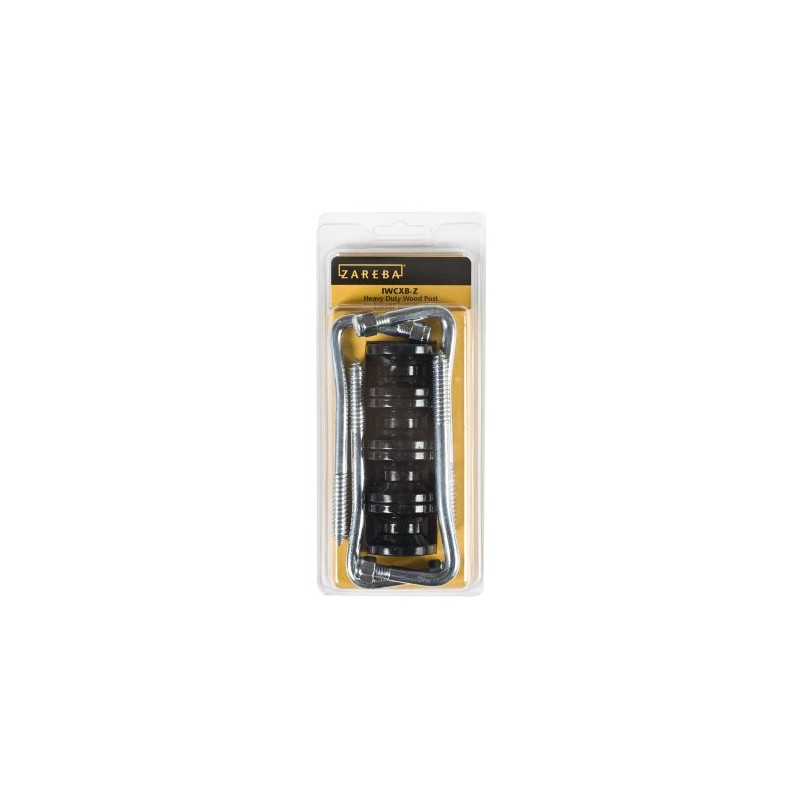 Zareba IWCXB-Z Wood Post Corner Extension Insulator, Black