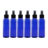 Cornucopia 4oz Blue Empty Plastic Refillable PET Spray Bottles w/Fine
