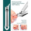 Professional 10-Piece Manicure Kit with Exquisite Leather Case