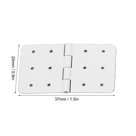 RC Aircraft Hinge, 40 Pieces RC Hinges, Remote Control, Plastic Hinge, Model Plane, Wing Parts, RC Airplane, Aeroplane Model, Aircraft Parts for RC Aircraft, Aircraft Parts, (Large)