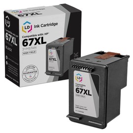 LD Products Remanufactured Ink Cartridge Replacement for HP 67XL 3YM57AN High Yield (Black) Compatible with HP Printer Models 1255 2724 2752 2755 4155 6052 6058 6420 6455 6475