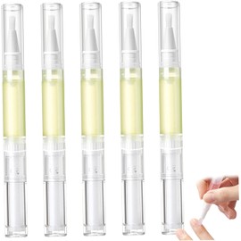 Juego de 5 bolígrafos de aceite para cutículas bolígrafo de aceite para crecimiento de uñas para reparación de uñas aceite para cutículas para hidratar la piel aceite para uñas para crecimiento y fuer