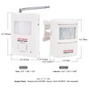 Dog Barking Alarm Motion Detector,Pir Wireless Human Body Walking Sensor