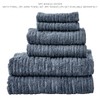 SKL Home CloudSoft Cotton Luxury 4-Piece Washcloth Set, Smoke Blue