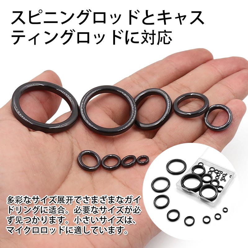 9KM DWLIFE Fishing Rod Tip Repair Kit Ceramic Rings 26pcs