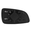 2PCS Outside Rear View Mirror Glass Left Right Self Adhesive