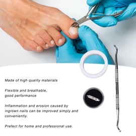 TOPINCN Ingrown Toenail Tool Ingrown Toenail Correction Treatment Kit Ingrown Toenail Corrector Manicure Tool for Home Ingrown Toenail Lifter(Type A)