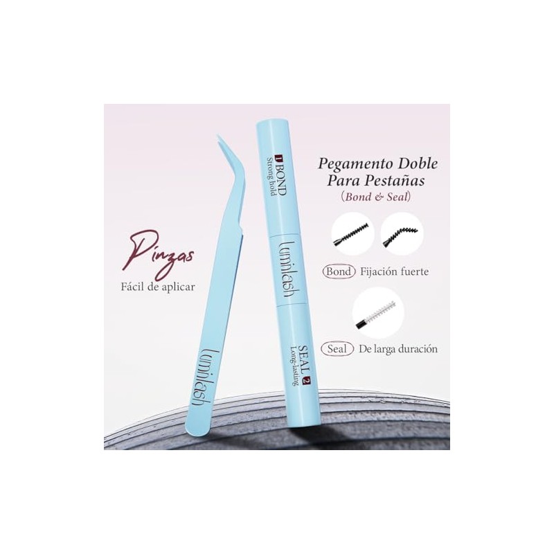 GlamMatch Clusters Lash Kit Set All-in-One con Pestañas en Racimos