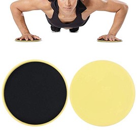 HERCHR Core Sliders, 2PCS Ejercicio Deslizante Disco Deslizante Fitness Core Slider Sport Equipo de Entrenamiento de Cuerpo Completo para Abdominales,