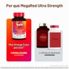 Megared Ultra Strength Omega-3 Krill Oil, 1000 mg, 60 Count