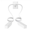 oviitech 3 Prong Twin Extension Cord,6 Feet on Each Side
