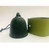Kotobuki Iron Japanese Wind Chime, Green Temple Bell #485-001