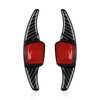 2pcs Car Carbon Fibre Steering Wheel Shift Paddle Extension Shift