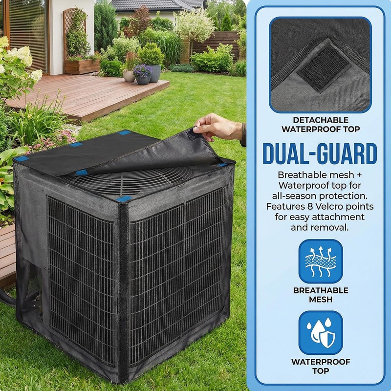 Little World Air Conditioner Cover Outdoor AC Unit Screen Cover