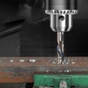 TOP-VIGOR 18mm Reduced Shank Twist Drill Bits with 10mm Shank,