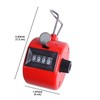 ewinever 3 Abs Hand Held Tally Counter 4 Digit Clicker