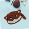 SAFIGLE Soft Plush Makeup Pouch for Travel Cute Cartoon Wallet