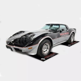 Brotherhood® 1978 Corvette Indy 500 Pace Car Indoor Tire Mats Set of Four