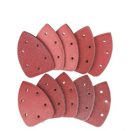 Mouse Sanding Sheets, Vogueing Tool Sanding Paper Hook & Loop Detail Sander Pads to Fit Black and Decker Sander, 6 Hole Sanding Discs (30Pcs - 400 Grit)