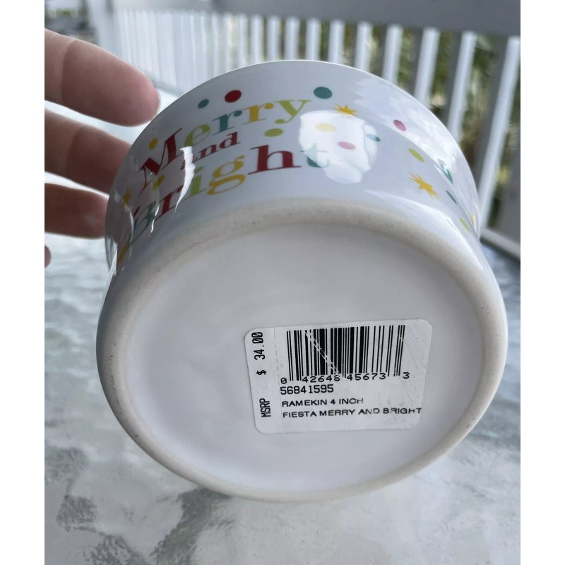 Fiestaware Fiesta ramekin merry and bright