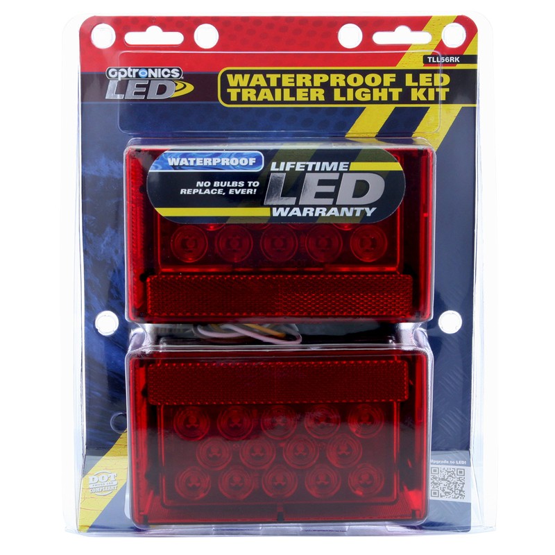 Optronics TLL56RK Red Rectangular LED Combination Tail Light Kit