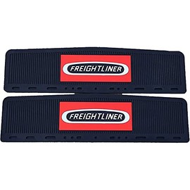 Freightliner Trucks 6" x 24" x 1/4" " Semi Truck Rubber Quarter Fender Mud Flaps-Set of 2