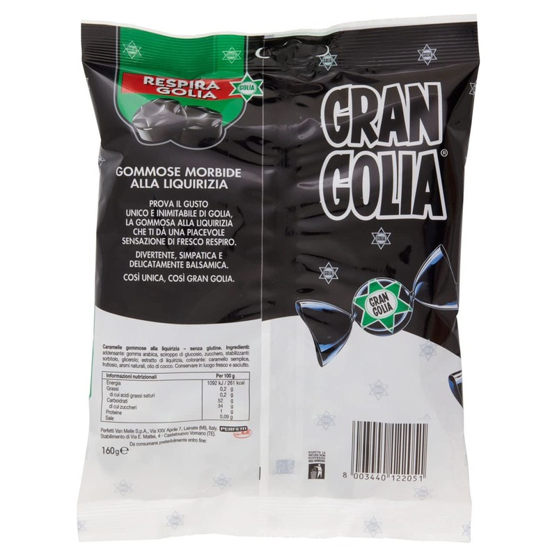 Gran Golia Liquorice Gentle Scrub 160g
