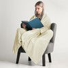 DecoKing Cuddly Microfiber Blanket Bedspread Fleece Faux Fur Blanket Fluffy