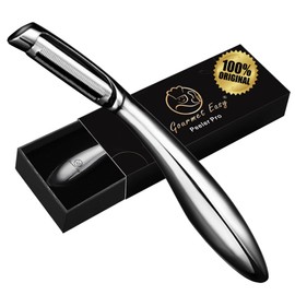 Premium Potato Peeler Stainless Steel, Vegetable Peeler for Kitchen, Ultra Sharp Blade, I Peeler, Ergonomic Non-Slip Handle Veggie Peelers for Kitchen, Fruit Peeler, Cucumber & Carrot Peeler