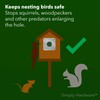 Simply Hardware Satin Stainless Steel Bird Box Protector / Nest