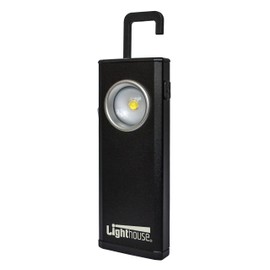 Lighthouse Torches L/HEM10BLKR Rechargable LED Mini Lamp 500Lm with up to 10 hr Run time, Black