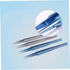 DOITOOL 0.15mm Precision Tweezers Titanium Alloy Tip for Electronics Craft