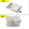 EODSAD Pack of 4 Trailer Door Latches - Stainless Steel
