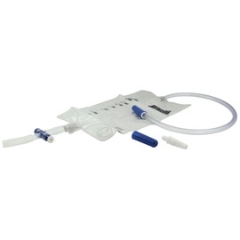 Asid Bonz Uroside Single Chamber Leg Bag 750 ml Backflow Lock