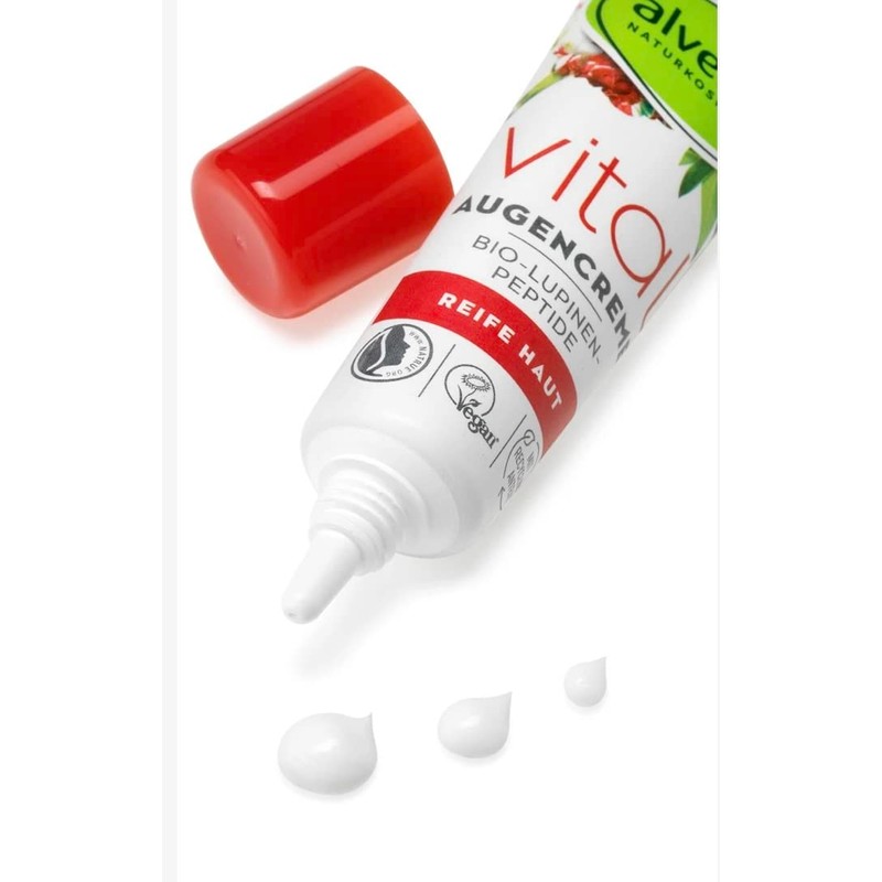 alverde Natural Cosmetics Eye Cream Vital Lupin Peptides (15 ml