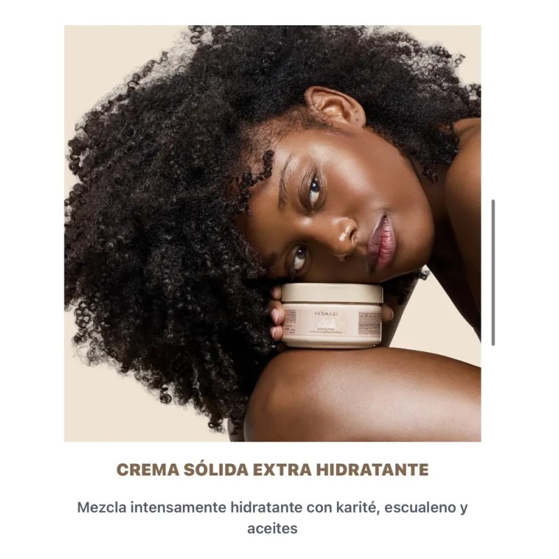 Crema Sólida Extra Hidratante De Almendras /250ml /farmasi Almendras