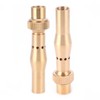 Female Thread Fountain Nozzle Brass Multihole Bubbling Sprinkler for Garden