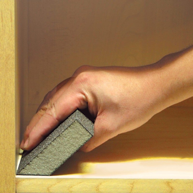 IVY Classic 42031 Fine Angled Drywall XL Sanding Sponge, Flex-Abrasive,