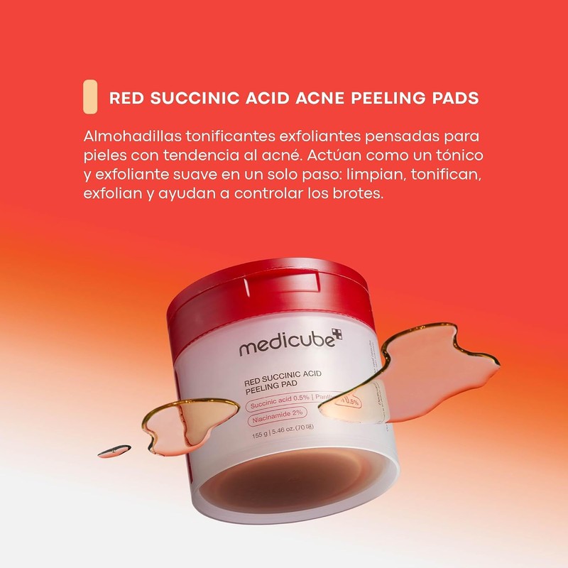 RED SUCCINEC PEELING PAD 2024