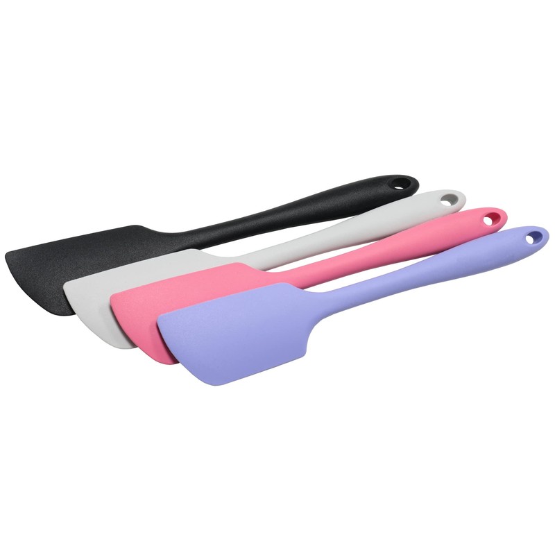 Chef Craft Premium Silicone Angled Spatula, 11 inch, Gray