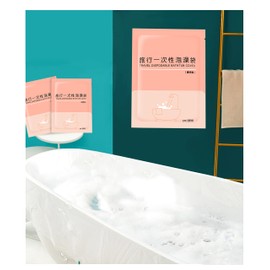 QIJING Disposable Bathtub Liner, Portable Large Bathtub Liner, 10 Packs of Plastic Bathtub Covers, Individually Wrapped Bathtub Liner Bags for Travel and Hotels (102 x 47 inches).