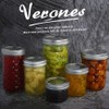 VERONES Mason Jars 12 OZ, Canning Jars Jelly Jars With
