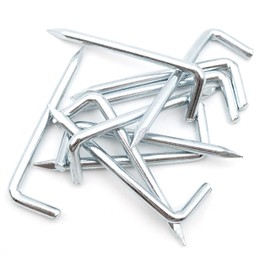 Design61 10 x Straight Pin Hooks Console Hooks Steel Hooks Hook Nails 30 x 3 mm Wall Hooks for Wall and Ceiling Hooks for Attaching Pictures Paintings or Clocks