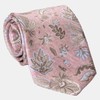Elizabetta Medici - Printed Silk Tie - Pink - Length: