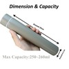 Thermos Flask, Stainless Steel, Super Slim, 25.5 x 4.5 cm,