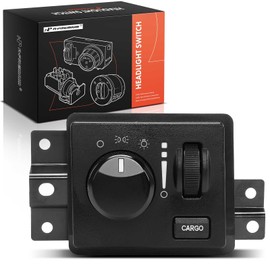 A-Premium Headlight Switch - Instrument Panel Headlamp Dimmer Switch Compatible with Dodge Ram 1500, 2500, 3500 (2006-2009), Ram 4500, 5500 (2008-2010), Dakota (2005-2010) & Mitsubishi Raider (2006)