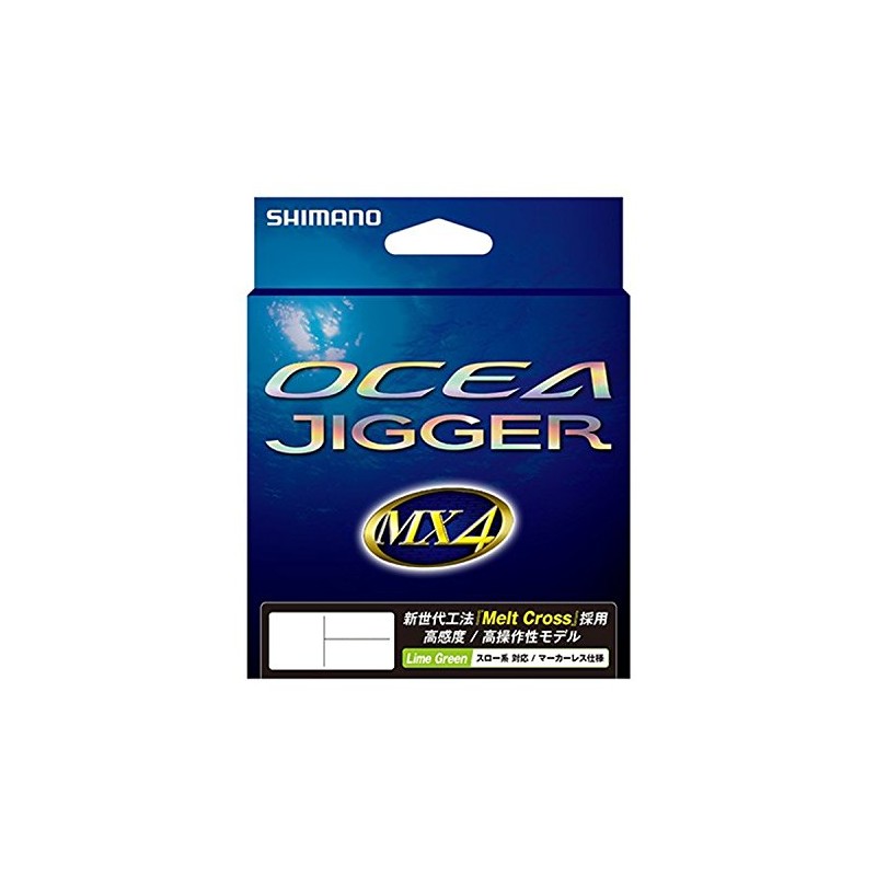 Shimano PE Line Oshia Jigger MX4 600m 4 Lime Green