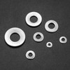 128 Pcs Knurled Conical Spring Washers, Stainless Steel Serrated Conical