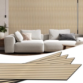 WADILE PVC Wood Grain Panels for Wall, 15.7 in X 24.6 ft Oak Soundproof Wall Panels for Wall Paneling Peel and Stick Wall Panels, 3D Wall Panels for Interior Decor, Cover 32.3 Sqft